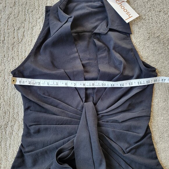 Women's Choosy Sleeveless Black Mini Dress – Size 0 – NWT - Picture 6 of 12